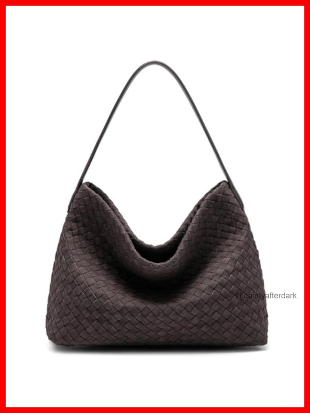 Woven Vegan Leather Tote Bag Handmade Shoulder Crossbody Purse for Women